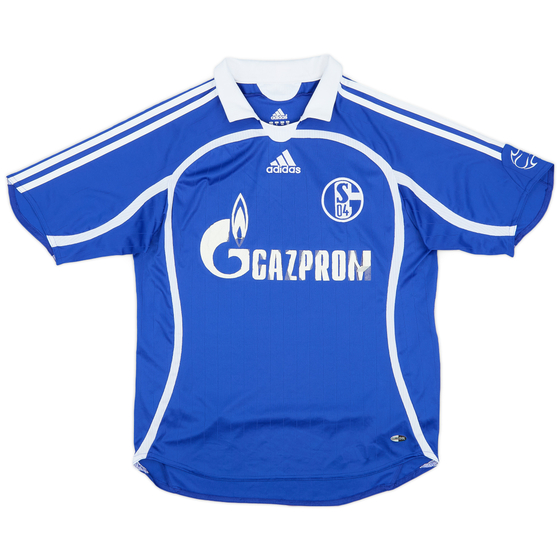 2007-08 Schalke Home Shirt - 4/10 - (L.Boys)