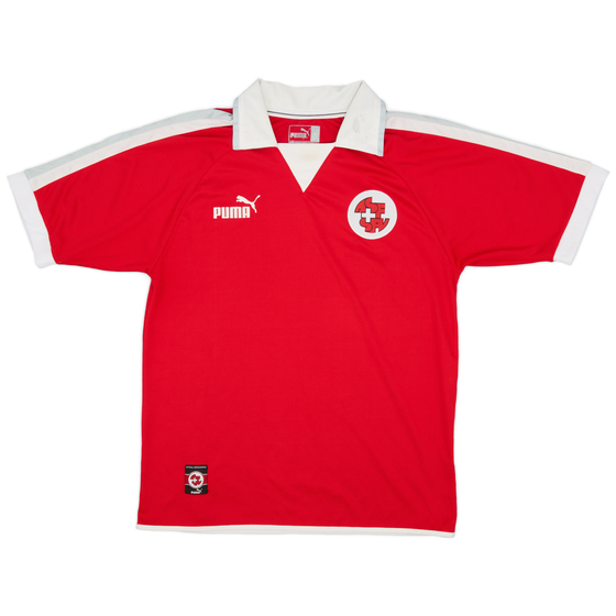2002-04 Switzerland Signed Home Shirt - 5/10 - (M)