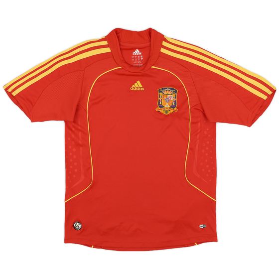 2007-09 Spain Home Shirt - 5/10 - (M.Boys)