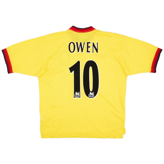 1997-99 Liverpool Away Shirt Owen #10 - 8/10 - (XL)