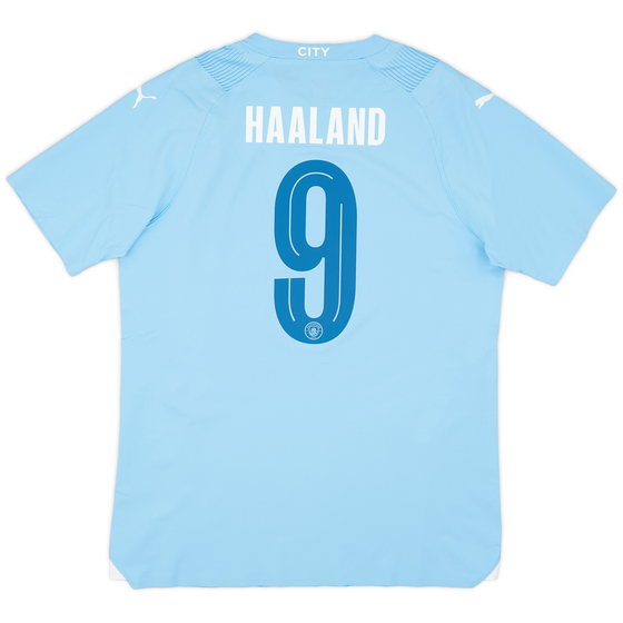 2023-24 Manchester City Authentic Home Shirt Haaland #9 