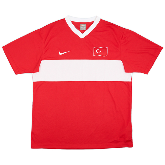 2008-10 Turkey Basic Home Shirt - 9/10 - (XL)
