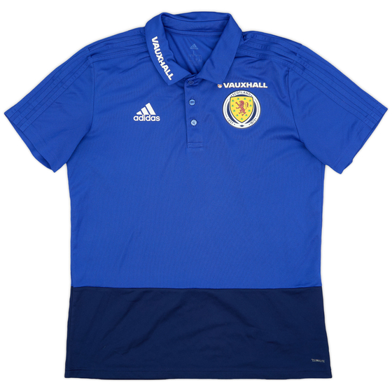2017-18 Scotland adidas Polo Shirt - 9/10 - (L)