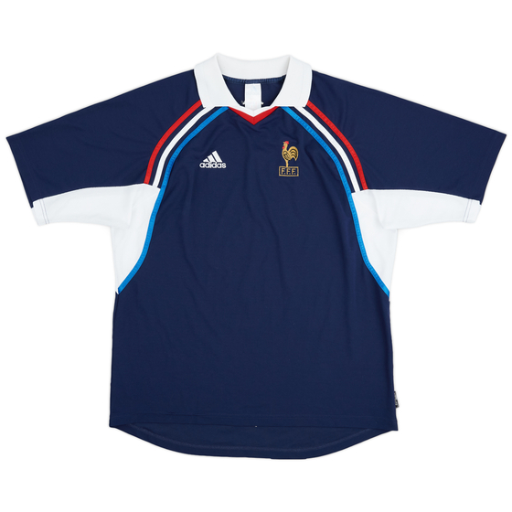 2000-01 France adidas Polo Shirt - 9/10 - (L)