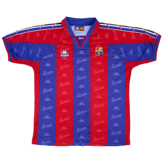 1995-97 Barcelona Home Shirt - 6/10 - (XL)