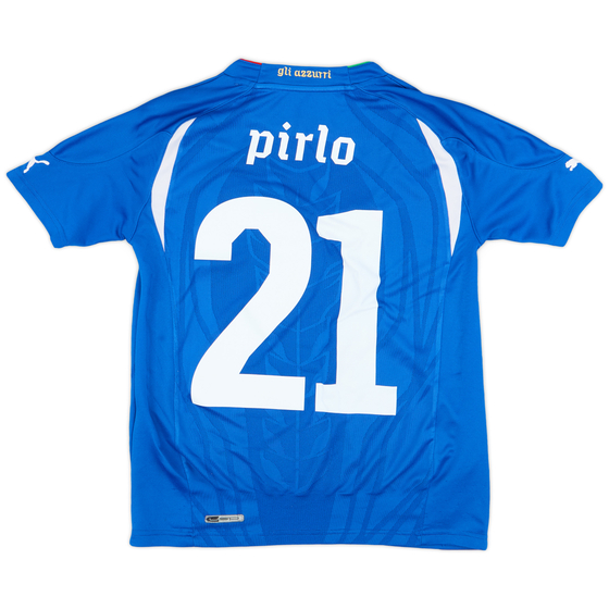 2010-12 Italy Home Shirt Pirlo #21 - 9/10 - (L.Boys)