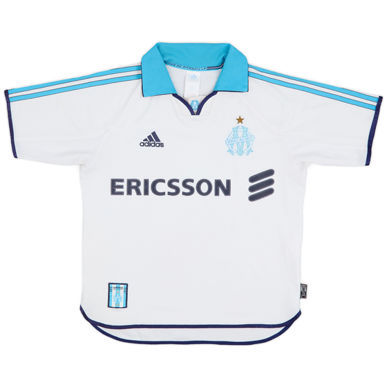 1999-00 Olympique Marseille Home Shirt - 6/10 - (Y)