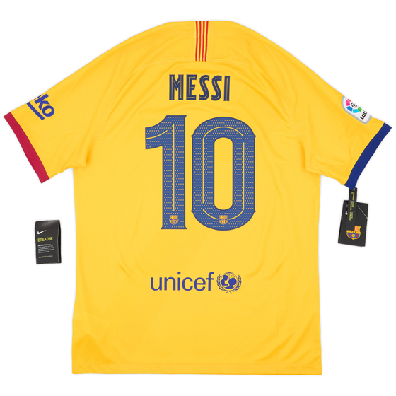 2019-20 Barcelona Away Shirt Messi #10 (L)