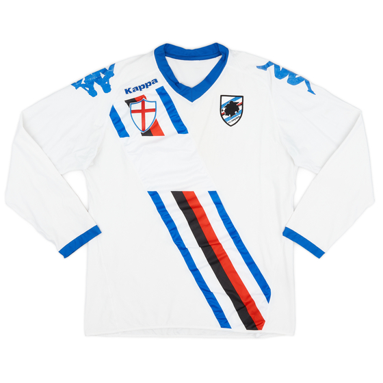 2010-11 Sampdoria Away L/S Shirt - 7/10 - (XL)