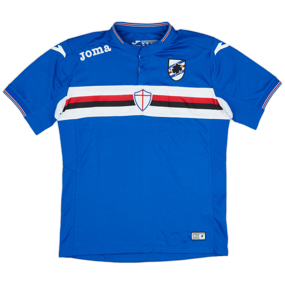 2015-16 Sampdoria Home Shirt - 9/10 - (XL.Boys)