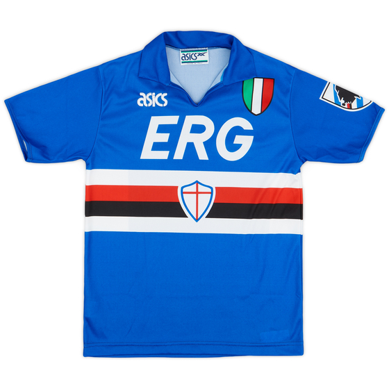 1991-92 Sampdoria Home Shirt - 8/10 - (M.Boys)