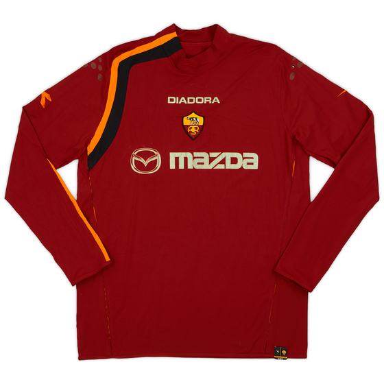 2004-05 Roma Home L/S Shirt - 5/10 - (XXL)