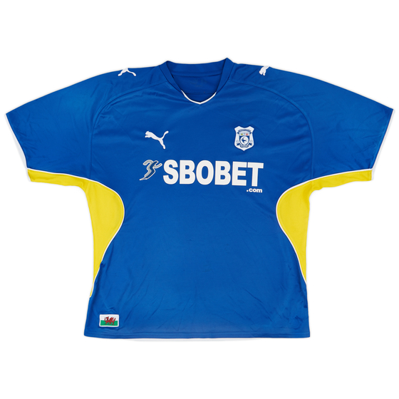 2009-10 Cardiff Home Shirt - 8/10 - (XL)