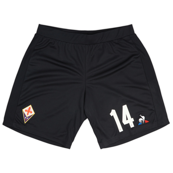 2018-19 Fiorentina Player Issue Home Shorts # - 8/10