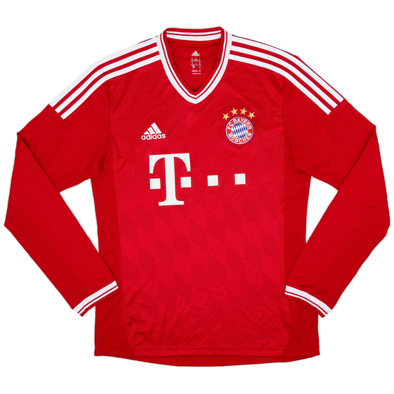 2013-14 Bayern Munich Home L/S Shirt - 9/10 - (S)