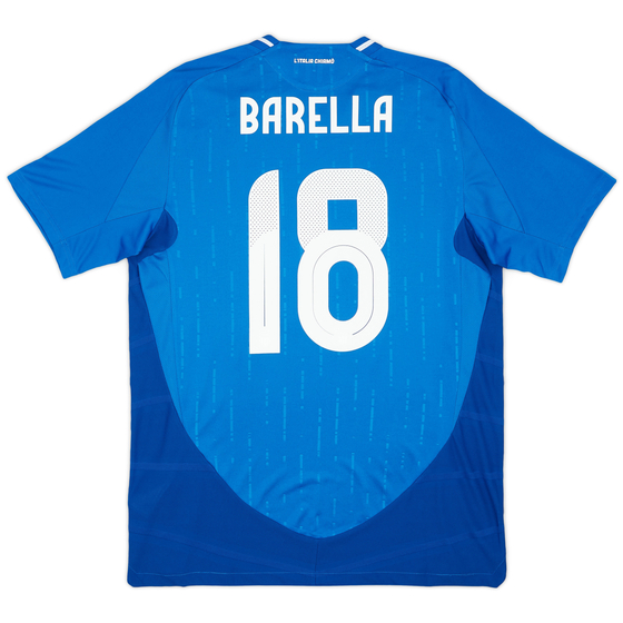 2024-25 Italy Authentic Home Shirt Barella #18