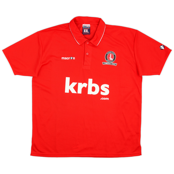 2010-12 Charlton Athletic Community Trust Macron Polo Shirt - 9/10 - (XXL)