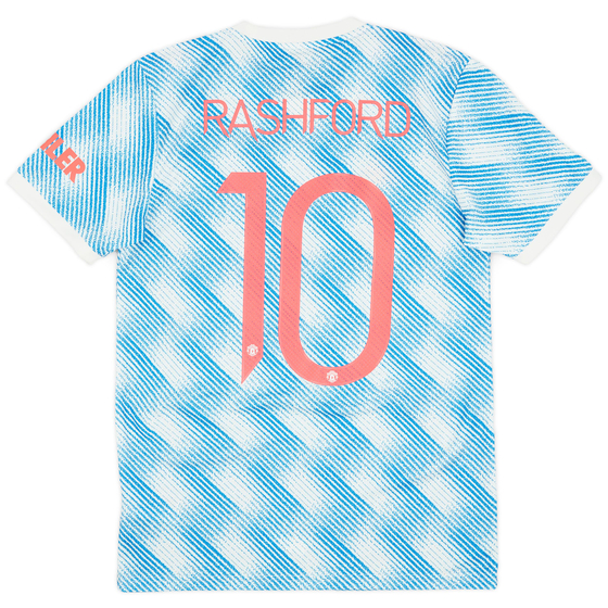 2021-22 Manchester United Away Shirt Rashford #10 - 9/10 - (S)