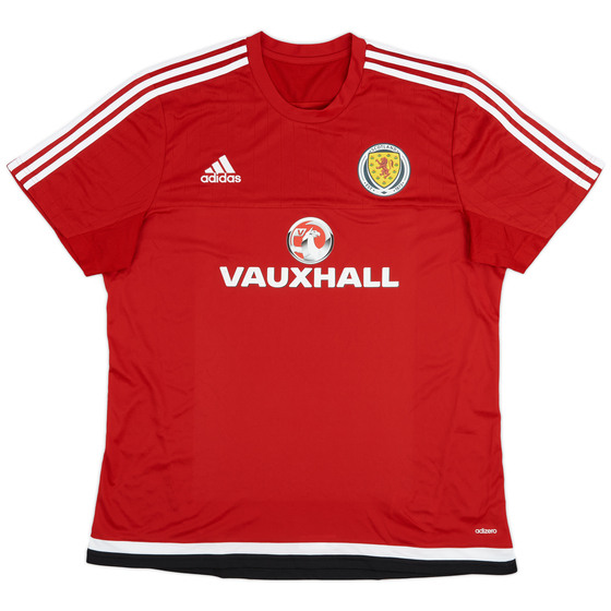 2015-16 Scotland adidas Training Shirt - 9/10 - (XL)