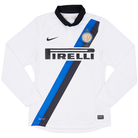 2011-12 Inter Milan Away L/S Shirt #18 - 4/10 - (M)