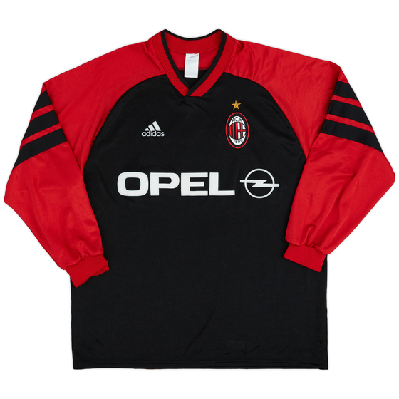 1998-99 AC Milan adidas L/S Training Shirt - 9/10 - (XL)