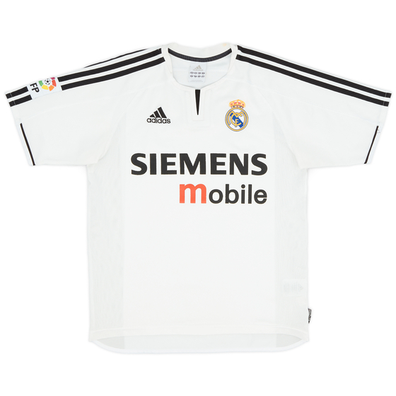 2003-04 Real Madrid Home Shirt - 8/10 - (XL.Boys)