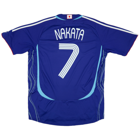 2006-08 Japan Home Shirt Nakata #7 - 8/10 - (L)