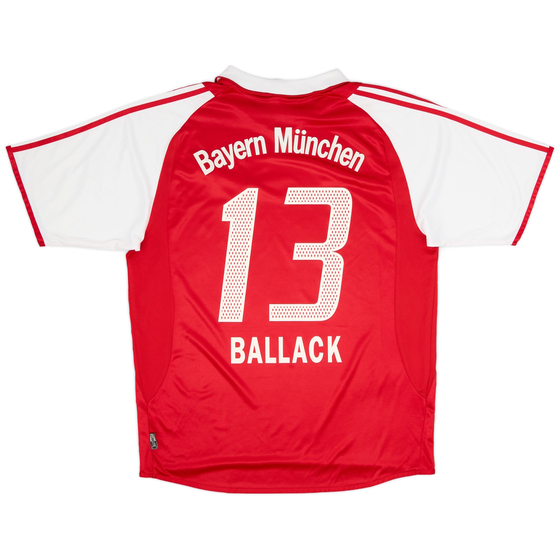2004-05 Bayern Munich Home Shirt Ballack #13 - 8/10 - (L)