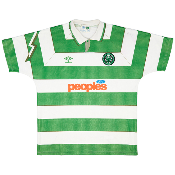 1993-95 Celtic Home Shirt - 7/10 - (XL)