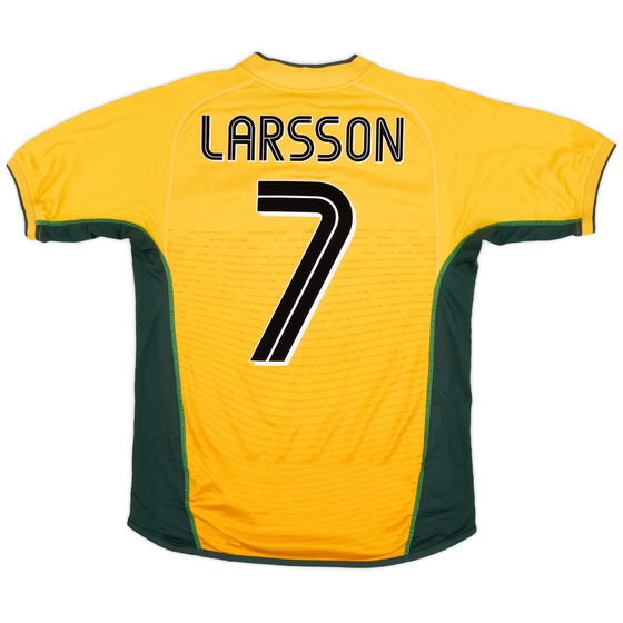 2002-03 Celtic Away Shirt Larsson #7 - 7/10 - (S)