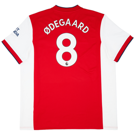2021-22 Arsenal Home Shirt Ødegaard #8 - 8/10 - (XXL)