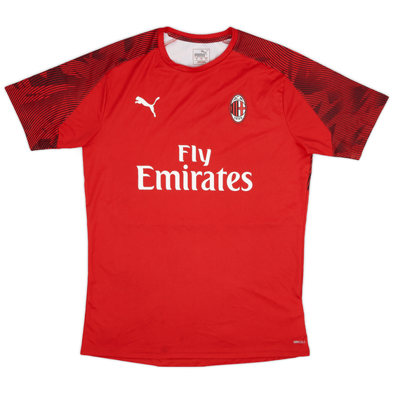 2019-20 AC Milan Puma Training Shirt - 9/10 - (L)