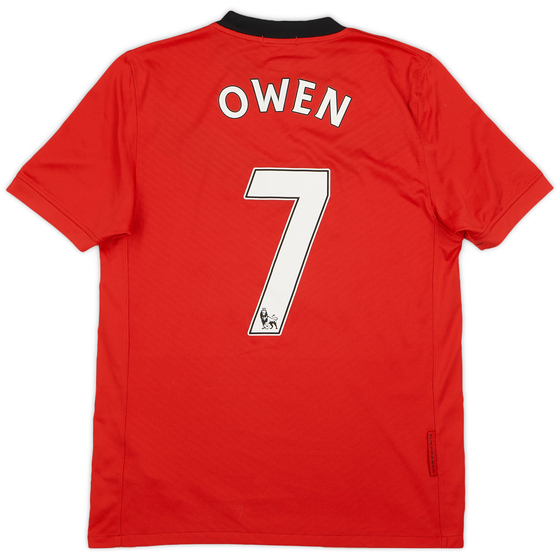 2009-10 Manchester United Home Shirt Owen #7 - 8/10 - (S)
