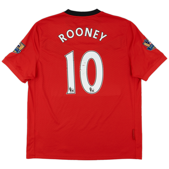 2009-10 Manchester United Home Shirt Rooney #10 - 6/10 - (XL)