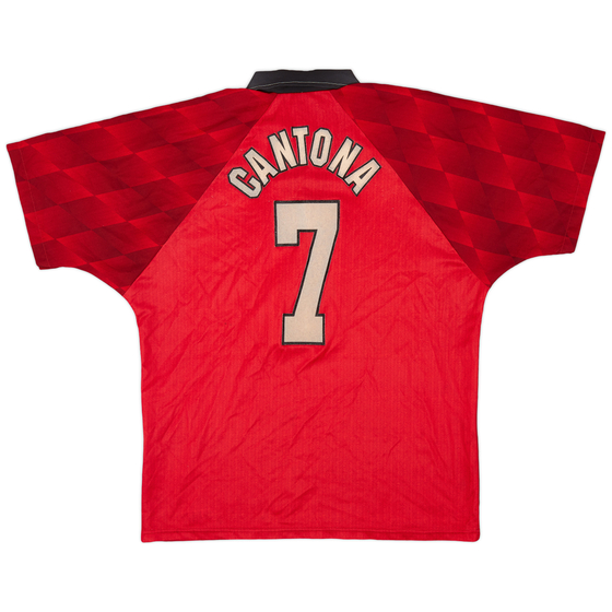 1996-98 Manchester United Home Shirt Cantona #7 - 7/10 - (M)