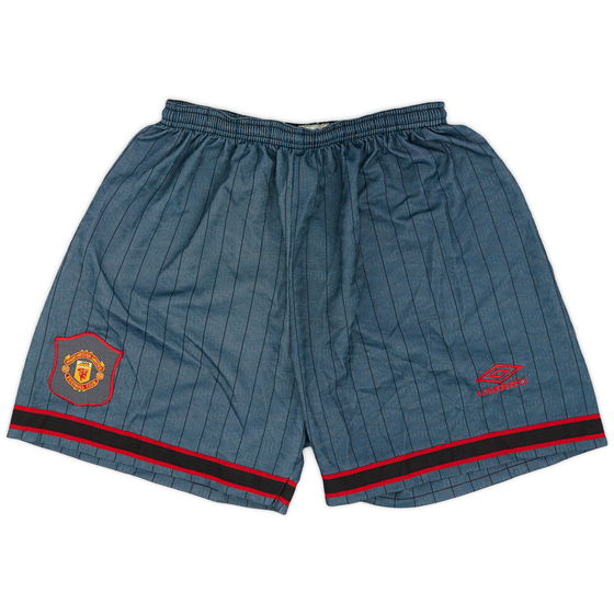 1995-96 Manchester United Away Shorts - 9/10 - (L)