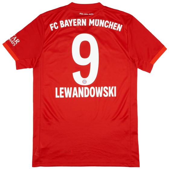 2019-20 Bayern Munich Home Shirt Lewandowski #9 - 9/10 - (S)