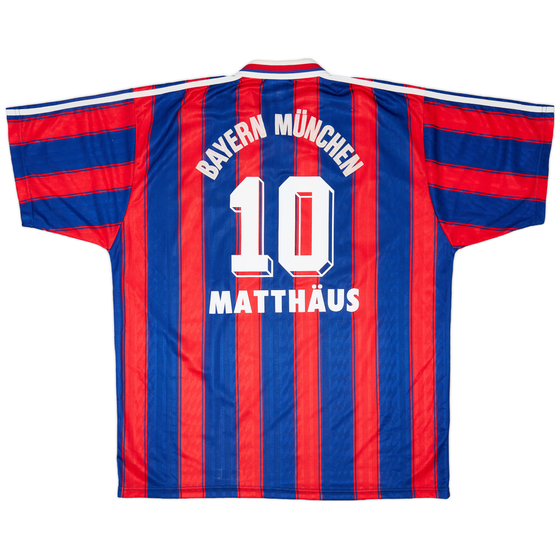 1995-97 Bayern Munich Home Shirt Matthäus #10 - 6/10 - (XL)