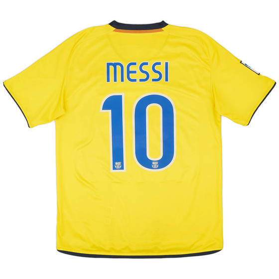 2008-10 Barcelona Away Shirt Messi #10 - 7/10 - (M)