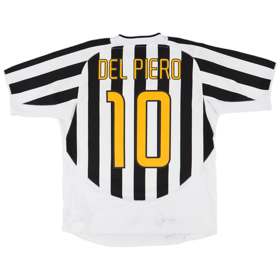 2003-04 Juventus Home Shirt Del Piero #10 - 6/10 - (L)