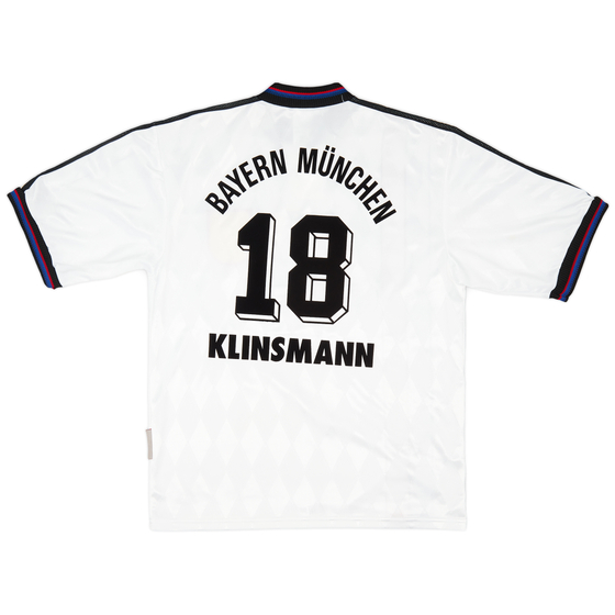 1996-98 Bayern Munich Away Shirt Klinsmann #18 - 9/10 - (M)