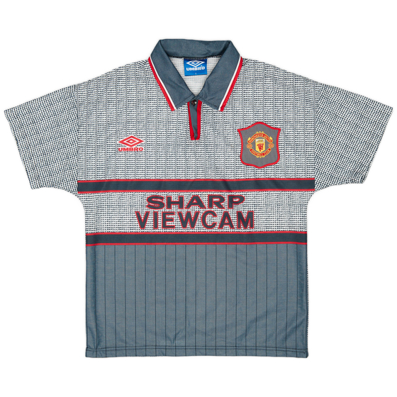 1995-96 Manchester United Away Shirt - 10/10 - (Y)