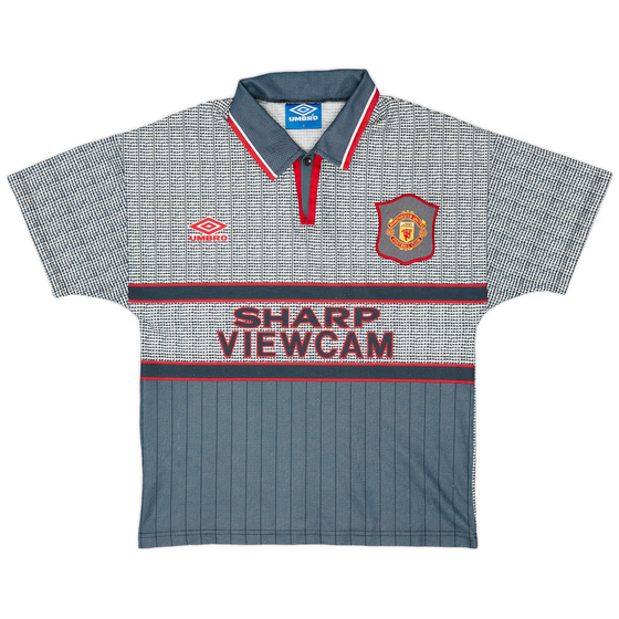 1995-96 Manchester United Away Shirt - 8/10 - (Y)