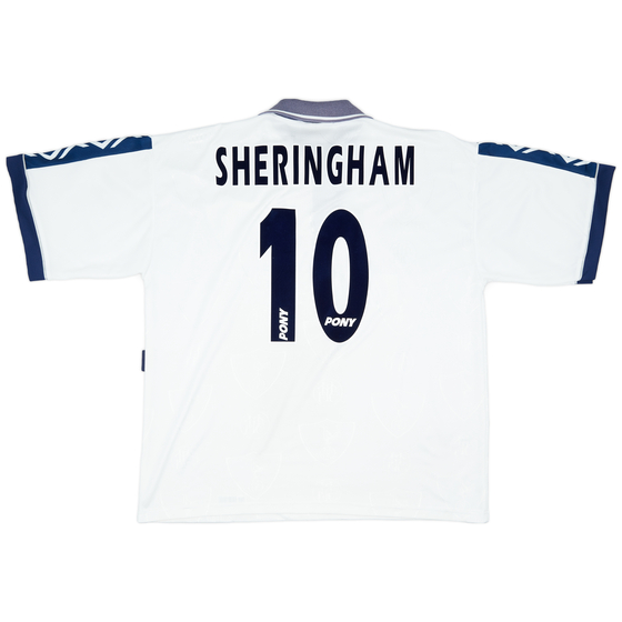 1995-97 Tottenham Home Shirt Sheringham #10 - 8/10 - (XL)