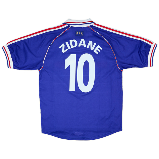 1998-00 France Home Shirt Zidane #10 - 9/10 - (M)