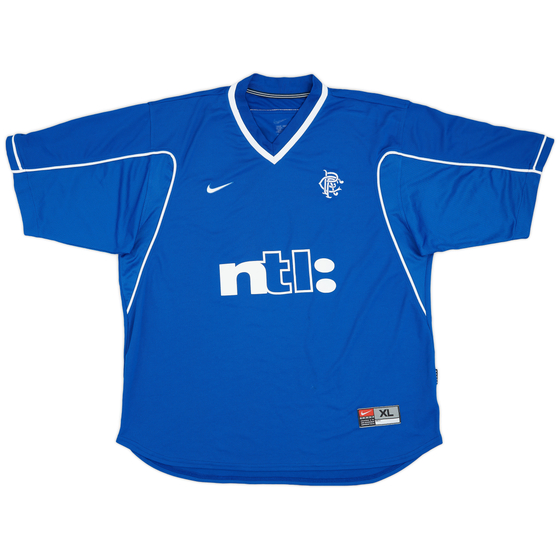 1999-01 Rangers Home Shirt - 8/10 - (XL)