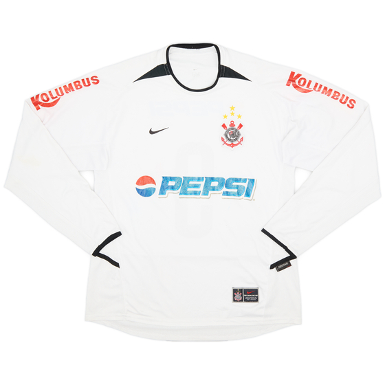 2003 Corinthians Home L/S Shirt #9 - 8/10 - (M)