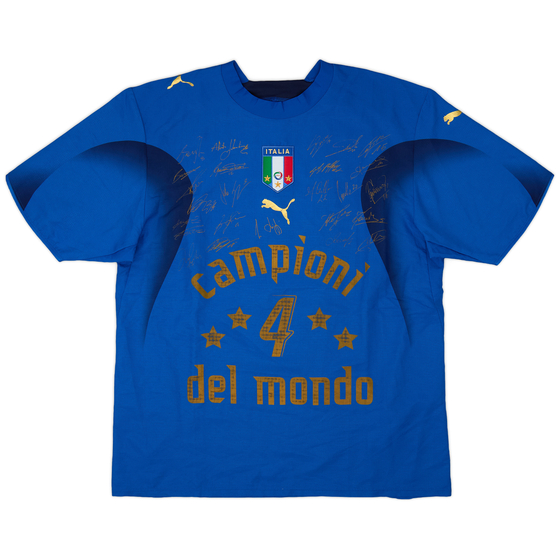 2006 Italy 'Campioni Del Mondo' 'Signed' Home Shirt Del Piero #7 - 7/10 - (L)