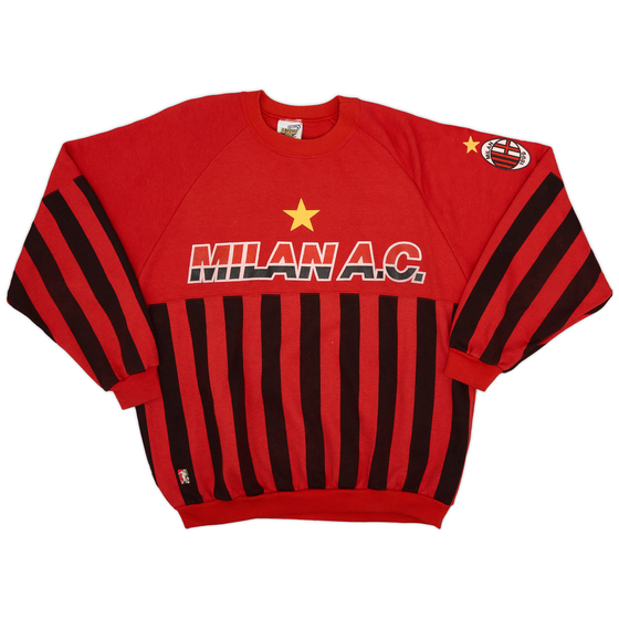 1990-91 AC Milan Le Felpe dei Grandi Club Sweat Top - 8/10 - (L)