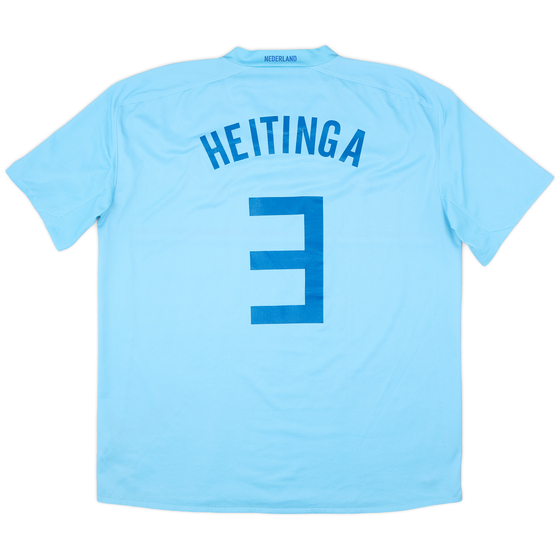 2008-10 Netherlands Away Shirt Heitinga #3 - 7/10 - (XL)
